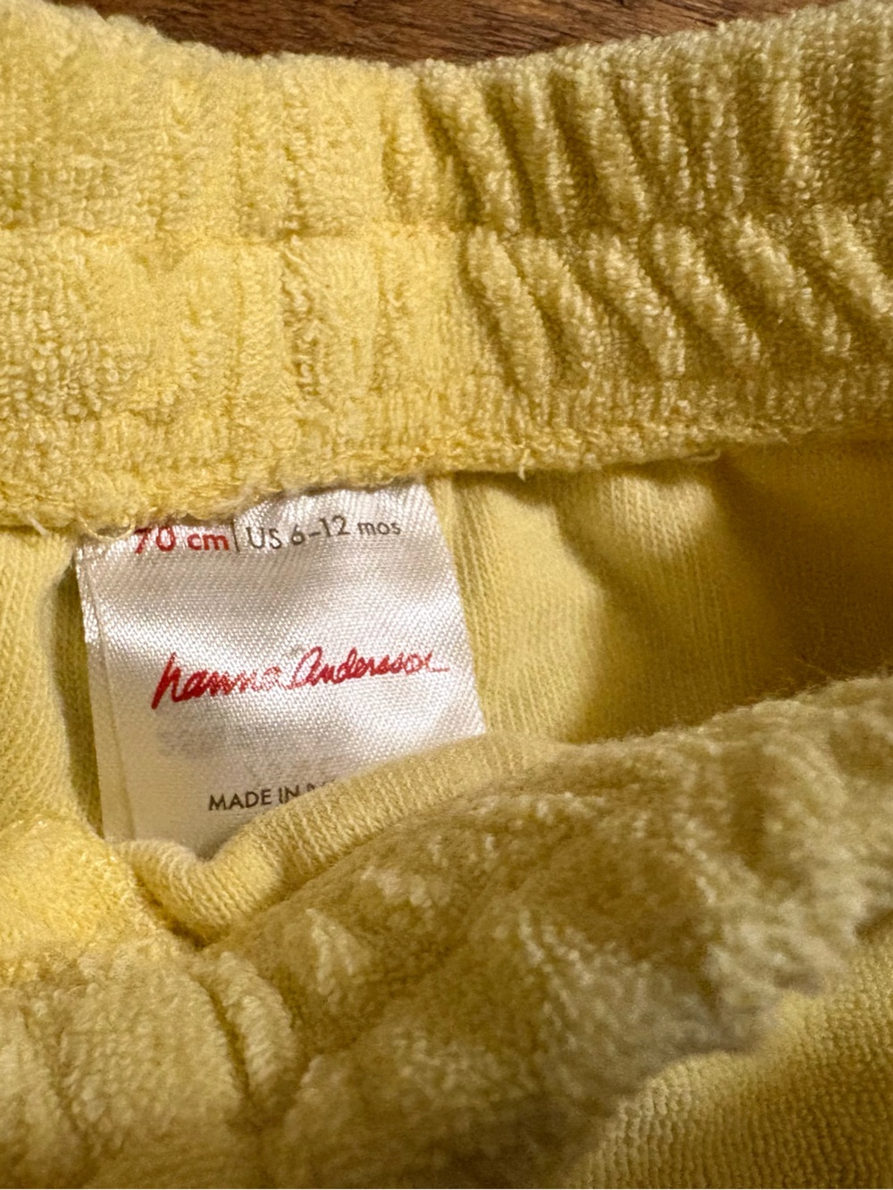 Hanna Andersson Terry Hoodie & Shorts Set with Rainbow Stripes - Picture 2 of 5